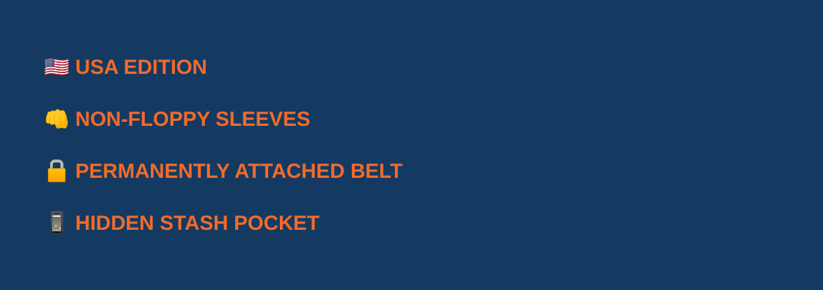 Product features of the USA DudeRobe