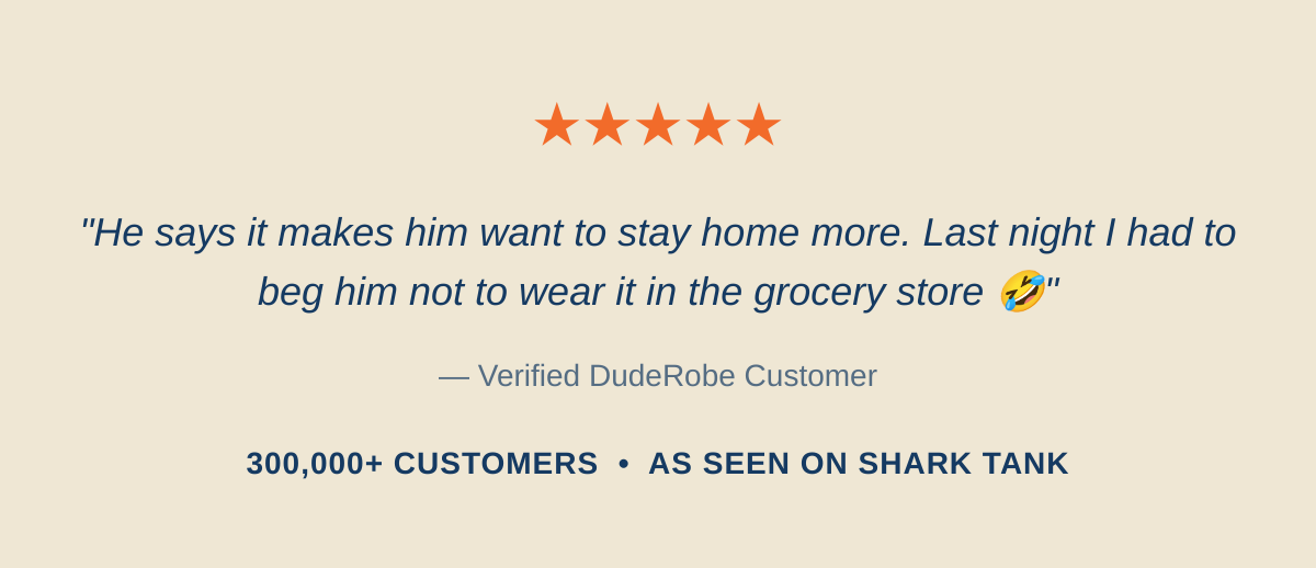 Customer review of the USA DudeRobe