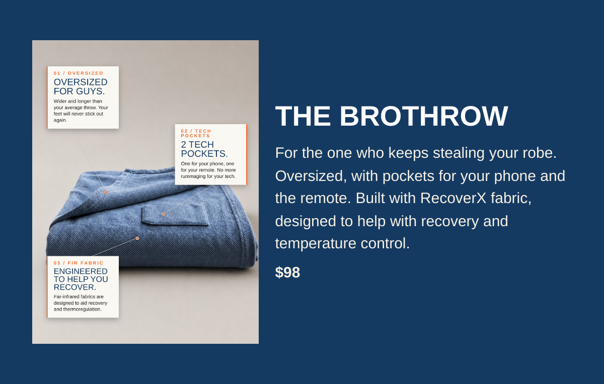The BroThrow product feature